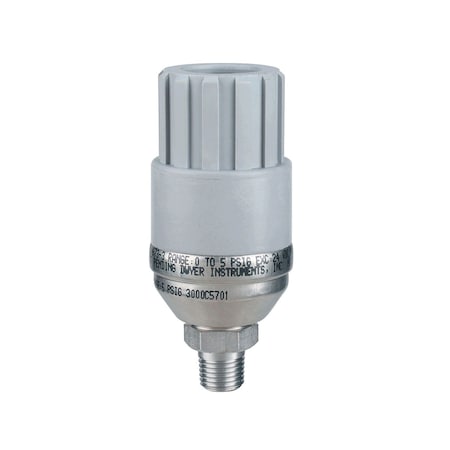 Dwyer Instruments Pressure transmitter, range 0-500 psi. 673-9C